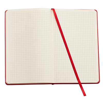 SHEEN notebook with squared pages 130x210 / 160 pages