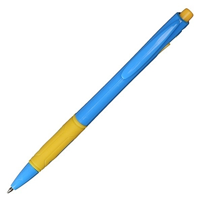AZZURE ballpoint pen,  blue/yellow