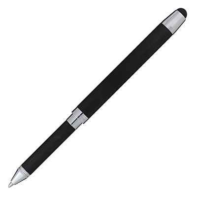 TOPEKA kuličkové pero se stylusem,  černá