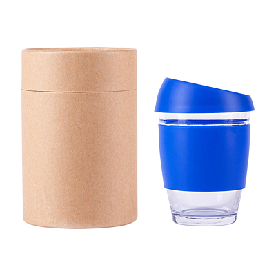 STYLISH glass cup 350 ml, blue