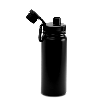 SILVES vacuum bottle 600 ml, black
