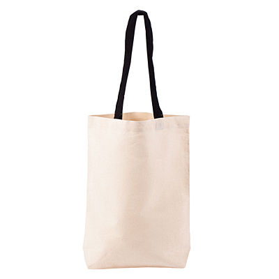 ECO MATE shopping bag from cotton, black
