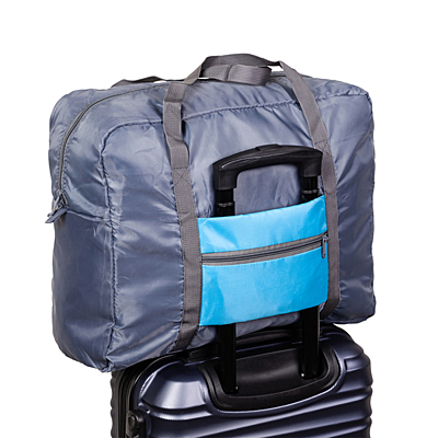 ANSONIA folding travel bag,  blue