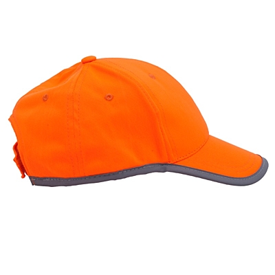 SPORTIF baby hat with reflective stripe,  orange