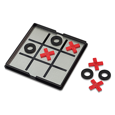 MAGTIC magnetic game of noughts and crosses, black