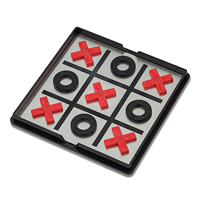 MAGTIC magnetic game of noughts and crosses, black