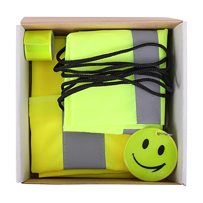 SAFE KID reflective safety set for children, yellow