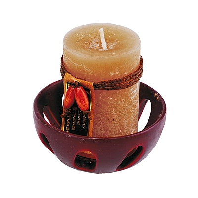 SCENTED CANDLE set of perfumed candles,  brown