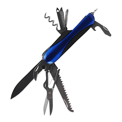 KASSEL vreckový nôž 10 funkcií, modrá