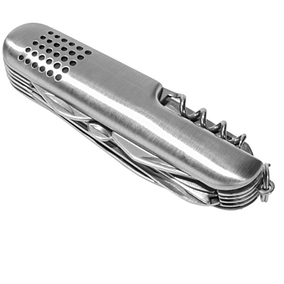 SINGEN pocket knife 13 functions,  silver