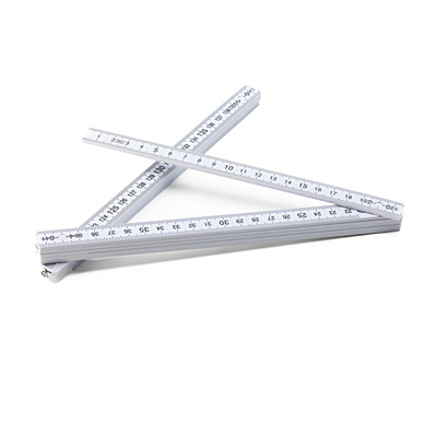 TIM foldable measure 2 m, white
