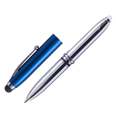 LED PEN LIGHT ballpoint pen with LED flashlight and stylus