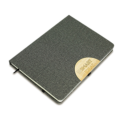FOLD notepad and pen set, grey