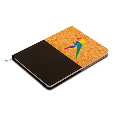 GIRONA notebook with lined pages, 80 pages, black