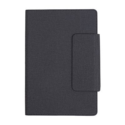 LEGAN notebook with pockets for business cards, black