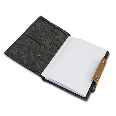 IGA notebook and organizer, grey