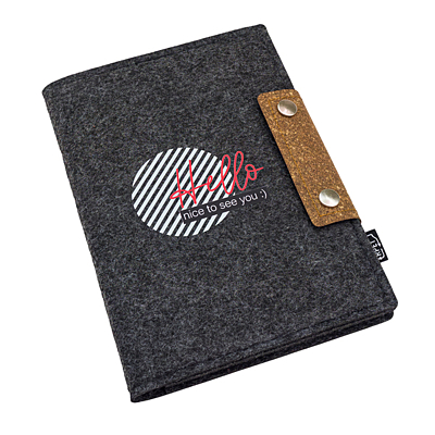 IGA notebook and organizer, grey