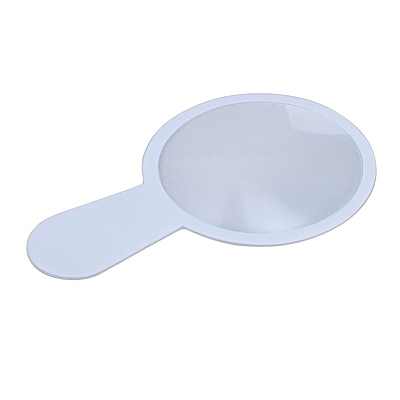 MAGNIFYING magnifying glass,  white