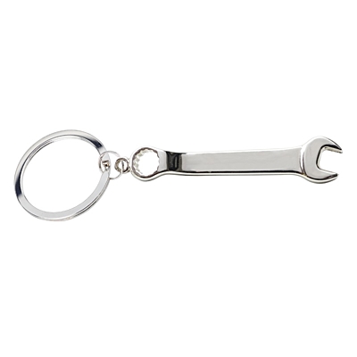 SPANNER metal key ring,  silver