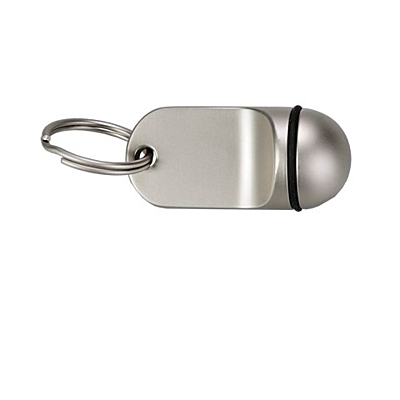 OLD metal key ring,  silver