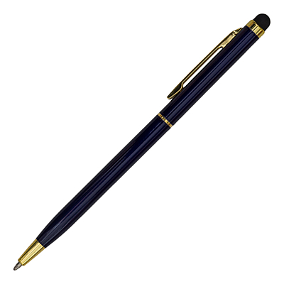 TOUCH TIP GOLD aluminum ballpoint pen with stylus