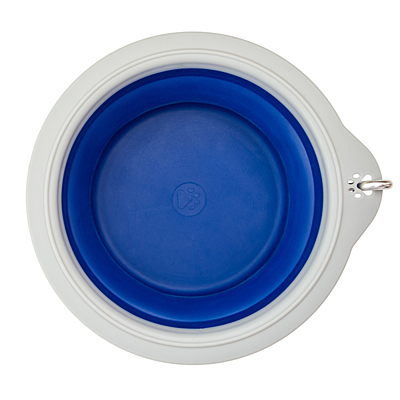 DOGGIE foldable bowl for dogs, blue