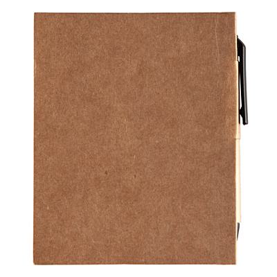 ECO LA LINEA zápisník s čistými stranami 110x90 / 160 stran s propiskou