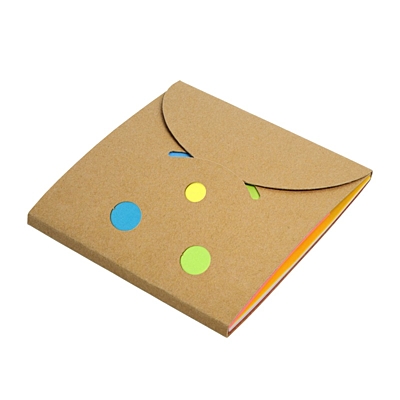 MEMO SMILE set of sticky notes,  brown