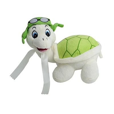 TORTOISE plush toy,  green/white