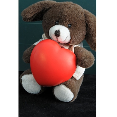 HEARTIE antistress toy,  red
