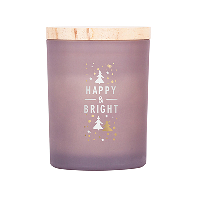 CHRISTMAS scented candle, grey